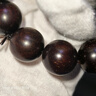 今古樓印度小葉紫檀手串滄桑酒紅金星高密老料15MM男款佛珠檀香木手鏈 JM7667 曬單實拍圖