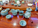 唐帕（TANGPA）景德鎮(zhèn)茶具陶瓷天目釉功夫茶杯套裝家用側(cè)把茶壺茶杯防燙泡茶器 天目釉拉絲側(cè)把壺套組-精品禮盒 曬單實拍圖
