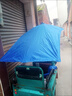 騎行佳 電動(dòng)三輪車雨傘遮陽(yáng)傘電瓶三輪車摩托車加厚加長(zhǎng)雙層雨棚遮陽(yáng)擋 六方 銀膠1.8米雙層傘+鉆孔或者 曬單實(shí)拍圖