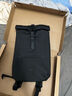 Rains卷頂包男女雙肩包騎行登山背包Rolltop Rucksack /13320 黑色 One Size 曬單實(shí)拍圖