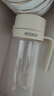 ecoco意可可玻璃油壺防漏嘴不掛油家用廚房自動(dòng)開合醬油醋瓶裝油罐調(diào)味料瓶 奶油色 倒油壺 800ml 曬單實(shí)拍圖
