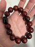 龍隱 正品貔貅小葉紫檀手串男女士款高端香木文玩佛珠子轉運手鏈 老料黑曜石貔貅 15mm 曬單實(shí)拍圖