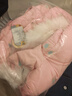 G.duck小黃鴨1歲2嬰幼兒小童洋氣加厚羽絨服女寶寶冬季防寒保暖分體套裝 粉紅色(零下10-20度左右) 80 cm 曬單實(shí)拍圖