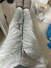 浪莎睡褲男士長褲冬季法蘭絨暖暖加絨加厚珊瑚絨褲子家居褲淺灰XL 曬單實拍圖
