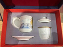 境坊間冰種玉瓷泡茶杯個人專用禮品定制茶水分離辦公杯過濾水杯家用 冰種玉瓷一帆風(fēng)順 禮盒裝 曬單實拍圖