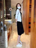 矜持范春夏新款套裝女2025 時(shí)尚休閑開(kāi)叉吊帶連衣裙女+防曬開(kāi)衫 黑色[套裝]吊帶裙+開(kāi)衫防曬衣 M 91-105斤 曬單實(shí)拍圖