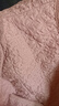 德瑪納【舒適驚艷】冬季淑女風(fēng)圓領(lǐng)長(zhǎng)袖棉服女短款女外套 古粉色 S  曬單實(shí)拍圖