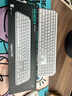 羅技（Logitech）大師系列 MX Keys S無(wú)線藍(lán)牙鍵盤(pán) 超薄全尺寸 人體工學(xué) 智能背光 預(yù)設(shè)指令升級(jí) 帶無(wú)線接收器 白色 曬單實(shí)拍圖