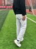 喬丹獨白4.0運動鞋男鞋2025年夏季新款復古休閑鞋透氣老爹鞋跑步鞋子 象牙色/淡灰 43 曬單實拍圖