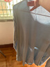 愛(ài)寶適月子服上衣秋冬哺乳衣純棉橫開(kāi)口喂奶衣孕產(chǎn)婦家居服M327藍色XXL 曬單實(shí)拍圖