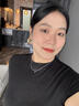 璞斯林925銀針新款時尚潮夸張扭曲耳圈韓國氣質網紅簡約耳扣女生日禮物 金色夸張耳圈 曬單實拍圖