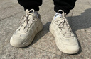 FILA 斐樂可頌面包鞋復(fù)古運(yùn)動鞋男冬休閑鞋老爹鞋 燕麥色-OM 41 曬單實(shí)拍圖