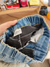 巴拉巴拉童裝女童牛仔褲加絨兒童褲子秋冬加厚小童寶寶潮 牛仔淺藍88101 105 曬單實(shí)拍圖
