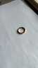 舒弗(LACHOUFFE)卡家同款情侶戒指簡約莫桑鉆求婚對戒結婚戒指520送女朋友禮物 無鉆玫瑰金 美碼10號 曬單實拍圖