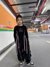 魅樂凱女童爵士舞演出服潮服女團(tuán)T臺(tái)走秀套裝舞蹈練功服兒童街舞服裝潮 蝴蝶黑衣+黑色長褲 120 建議身高110厘米左右 曬單實(shí)拍圖