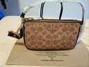 蔻馳（COACH）【品牌直供】女包 Nolita麻將包手提腋下包 棕黃色CW426 生日禮物 曬單實(shí)拍圖