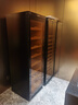 美晶（raching） W380A-MC 恒溫實(shí)木W(wǎng)IFI智能風(fēng)冷紅酒柜實(shí)木葡萄酒柜帶掛杯架 星空黑 曬單實(shí)拍圖