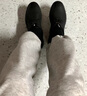 VOLO犀牛男鞋休閑皮鞋男士商務(wù)真皮透氣軟底免系帶牛皮板鞋春季皮鞋 黑色 42 曬單實(shí)拍圖