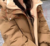 妍莉芬（yanlifen）羽絨棉服女冬季2025新款短款小個子羽棉襖絨服加厚洋氣棉衣外套女 奶茶咖 XL 【推薦140-155斤】 曬單實拍圖
