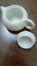 貳號（ERHAO）/陳清宜手工德化白瓷茶壺羊脂釉陶瓷壺功夫單壺上釉壺/西施壺 大號西施壺 曬單實(shí)拍圖