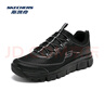 斯凱奇（Skechers）2025新款男士戶外登山鞋輕便耐磨提拉方便穿脫大底 全黑色/BBK 42.5 曬單實拍圖