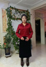 皮爾卡丹（pierre cardin）紅色仿仿真絲襯衫女春秋2024新款上衣高端長(cháng)袖洋氣時(shí)尚女士襯衣 酒紅色 2XL (125-135斤) 曬單實(shí)拍圖