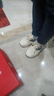 啄木鳥(niǎo)真皮運動(dòng)鞋女款2025春秋新款百搭休閑鞋輕便防滑軟底減震跑步鞋女 5162米藍 36 曬單實(shí)拍圖