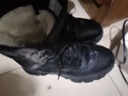 目擊者冬季迷彩防寒靴皮毛一體羊毛棉靴男加絨加厚雪地靴防水東北大棉鞋 黑色-高幫 41 (255mm) 曬單實拍圖