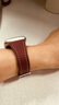 ROMISS適用iwatch10蘋(píng)果手表表帶apple watch s9表帶applewatch真皮s10女士iphone新款ultra2手表帶8se 波爾多紅（小蠻腰女款） 40/41/42表盤通用 曬單實(shí)拍圖