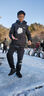 安踏加絨運動(dòng)長(cháng)褲男褲冬季新款百搭加厚衛褲保暖寬松收口休閑褲子 曬單實(shí)拍圖