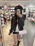DGOV美式復古灰色短款棒球服外套女秋季款設計感小眾寬松休閑夾克上衣 深灰色zt S 【90斤以?xún)取?曬單實(shí)拍圖