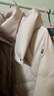波司登（BOSIDENG）黑金系列羽絨服女款中長(cháng)款脫卸帽90絨商場(chǎng)同款寬松外套 原力粉1619 XS 155/80A 曬單實(shí)拍圖