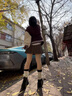 緋垚英倫風(fēng)馬丁靴子女士 春夏季皮鞋厚底高跟平底粗跟黑色短筒騎士靴 37 腳寬腳高拍大一碼 曬單實(shí)拍圖