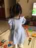 G.DUCKKIDS小黃鴨童裝愛(ài)莎公主裙女童連衣裙春秋2025新款洋氣兒童裙子公主裙 藍色+魔法棒+皇冠 100 建議2~3歲【 90-100cm】cm 曬單實(shí)拍圖