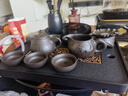 石茗堂品牌宜興功夫紫砂茶具套裝家用一套干泡茶盤茶道辦公室會客送禮品 10頭冬瓜壺+茶味盤 10頭 曬單實拍圖