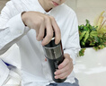 京悠雨日本水杯雙層高硼硅玻璃杯泡茶杯茶水分離茶杯摔不爛的玻璃杯帶蓋 【商務(wù)灰】防摔防燙 420ml 1只 一鍵開(kāi)蓋高硼硅玻璃杯耐高溫防摔 曬單實(shí)拍圖