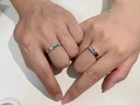 法蔻輕奢山海與共情侶戒指一對(duì)求婚對(duì)戒表白送女友七夕情人節(jié)生日禮物 山海與共情侶對(duì)戒【精美禮盒】 曬單實(shí)拍圖