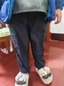 戴維貝拉兒童防水褲子男童加絨褲女童工裝褲秋冬寶寶休閑褲 曬單實(shí)拍圖