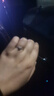 喜鉆七夕禮物雪花系列鉑金鉆石戒指女群鑲訂婚結婚鉆戒鉆石戒指送女友 現貨-鉑金共25分H色（15+10） 曬單實(shí)拍圖