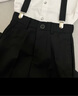 衣諾坊兒童背帶褲套裝禮服演出服男女童六一主持人西裝花童西服襯衫套裝 曬單實拍圖