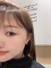 APM Monaco 綠寶石靈蛇小巧耳環(huán)耳釘女情侶設計感情人節(jié)禮物 曬單實拍圖
