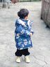 迪士尼（Disney）兒童羽絨服男中小童中長(cháng)款2024新款男孩寶寶三防洋氣冬季加厚外套 藍色 100 cm 曬單實(shí)拍圖