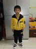 G.DUCKKIDS童裝男童秋裝套裝2025新款兒童運動套裝男孩工裝兩件套春秋季衣服 黃色 110 建議身高100-110cm年齡4-5歲 曬單實拍圖