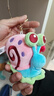 Spongebob正版海綿寶寶毛絨玩具公仔鑰匙扣掛件派大星蟹老板章魚(yú)哥書(shū)包掛件 8.5cmQ版小蝸牛掛件 【正版授權】 曬單實(shí)拍圖