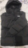 左西女童羽絨服2025新款冬季保暖兒童三防抗菌白鴨絨連帽面包服冬 黑色【高充絨抗菌絨】 140 【充絨量：140g】 曬單實(shí)拍圖
