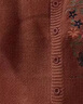 子牧棉麻秋裝 女新中式盤(pán)扣外套寬松長(zhǎng)袖百搭圓領(lǐng)針織開(kāi)衫上衣5637 紅色 均碼（建議95-140斤） 曬單實(shí)拍圖