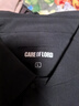 CARE OF LORD領(lǐng)航員系列夏季男士棉感抗皺商務(wù)休閑短袖純色襯衫3520 黑色 L 曬單實(shí)拍圖