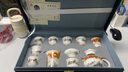 蘇氏陶瓷（SUSHI CERAMICS）素燒羊脂玉瓷龍行大運茶具套裝 國家一級技師王文克老師作品J1005 曬單實(shí)拍圖