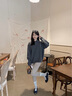 ASH【明星同款】2025春季新款KILL BILL休閑鞋女鞋平底單鞋小白鞋潮 深藍(lán)色（男女同款） 37 曬單實(shí)拍圖