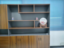莫尼森（MOREISAN） 玉石平安扣擺件工藝品擺放客廳玄關辦公室裝飾品擺件送朋友送客戶公司開業(yè)禮品 【玉扣直徑20CM】（天然玉石+禮盒包裝） 曬單實拍圖
